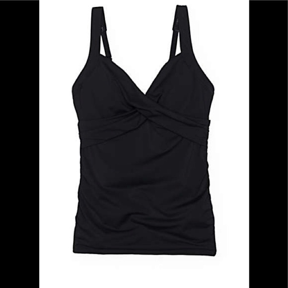 lands end wrap underwire tankini